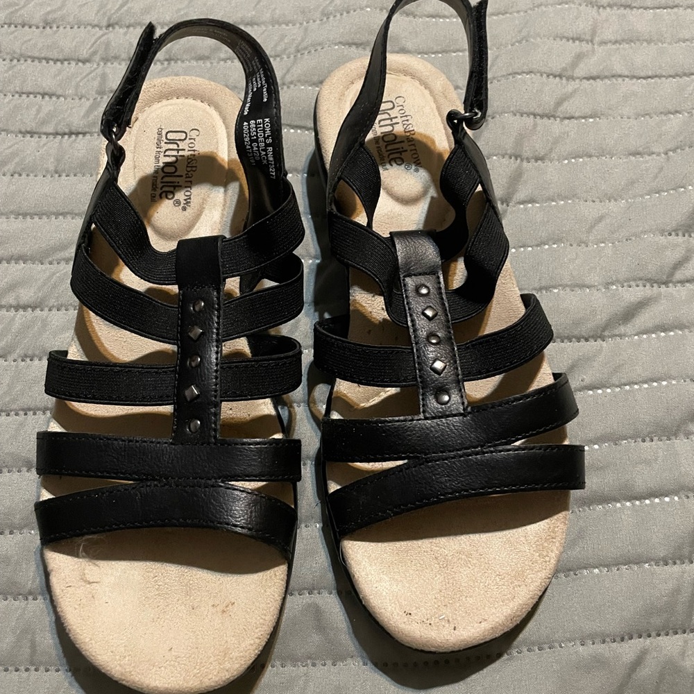Croft and Barrow Womens sandals. Worn once